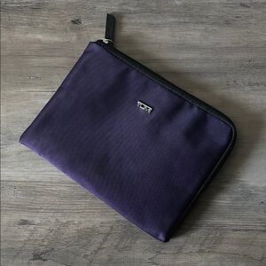 Tumi Purple Cosmetics Toiletry Bag